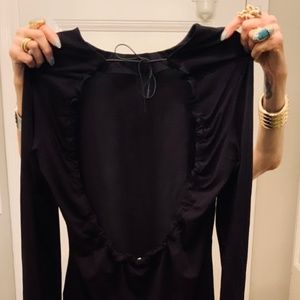 Margiela backless blouse